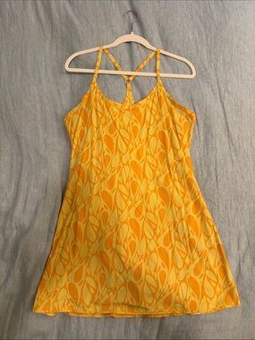 Outdoor Voice Yellow and Orange Dress